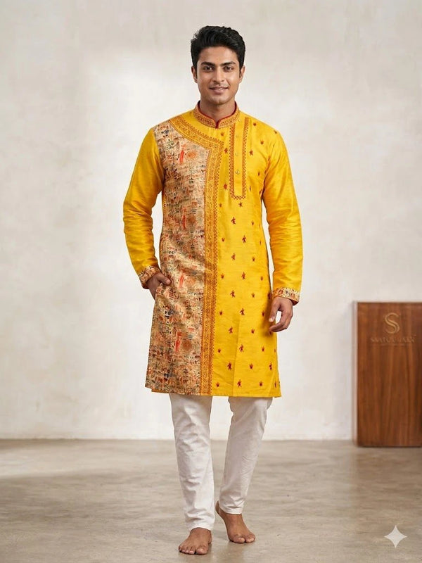 Babumoshai Yellow Panjabi