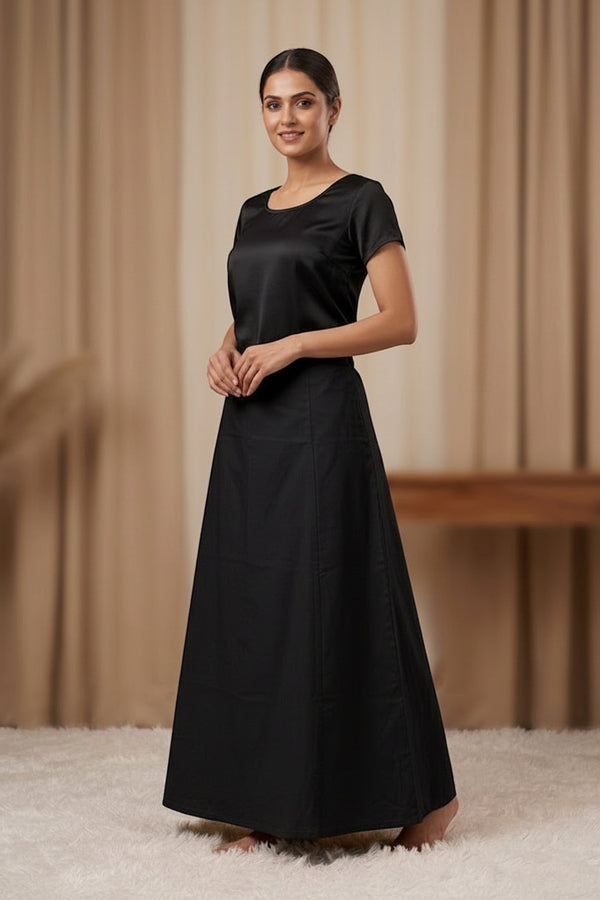 Cotton Black Saya (Petticoat)