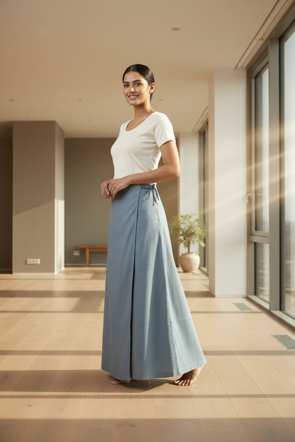Cotton Dark Ash Saya (Petticoat)