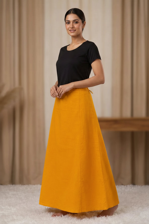 Cotton Orange Saya (Petticoat)