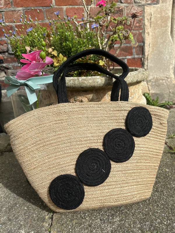 HANDMADE JUTE SHOULDER BAG (Code - TBEB1002SB01)