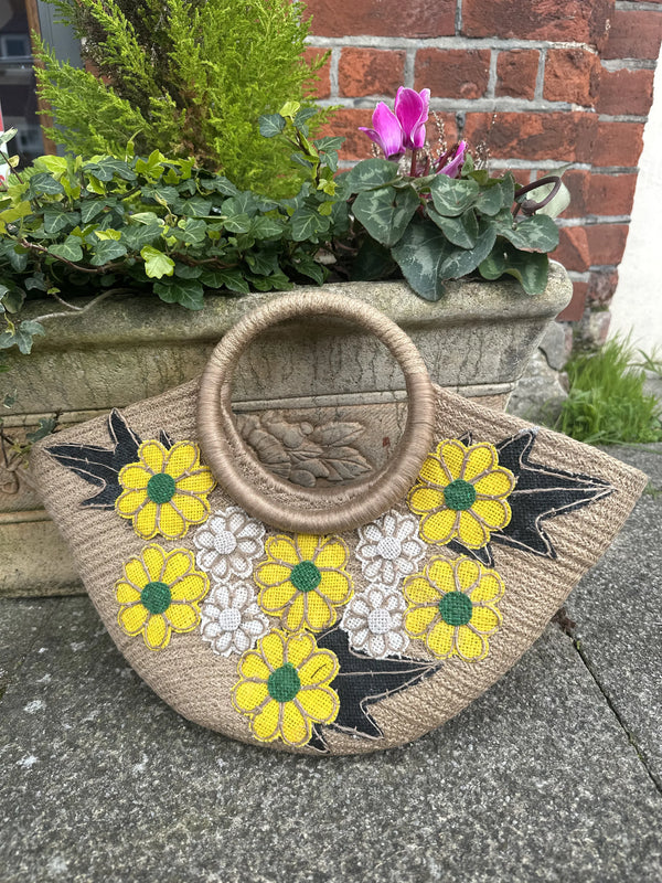 HANDMADE JUTE CLUTCH (Code - TBEB1001C03)