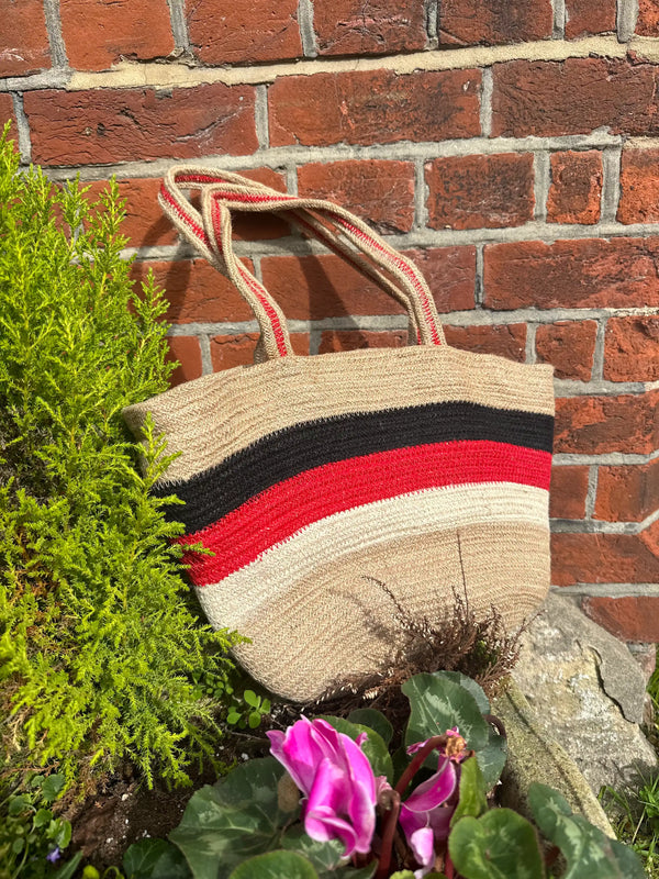 HANDMADE JUTE SHOULDER BAG (Code - TBEB1002SB02)