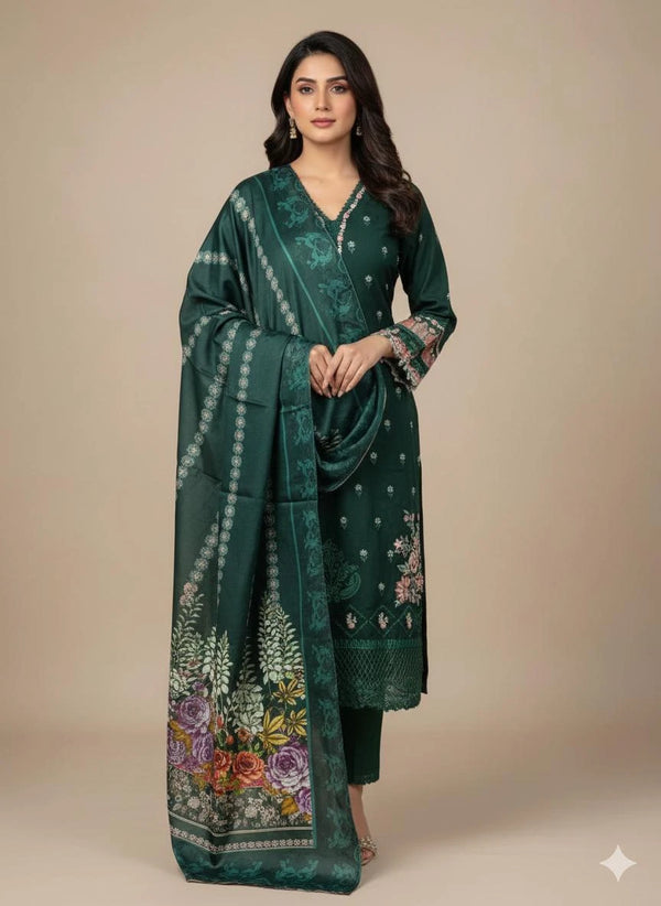 Original Pakistani Bottle Green Salwar