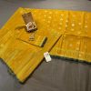 Original Mustard Yellow Dhakai Jamdani Saree 100-Count Cotton