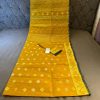 Original Mustard Yellow Dhakai Jamdani Saree 100-Count Cotton