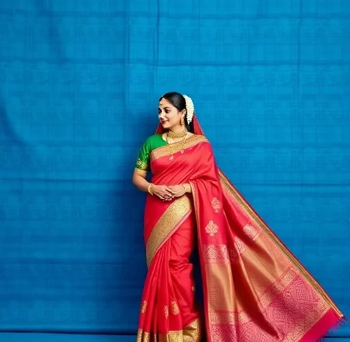 Jamdani Saree for Durga Puja