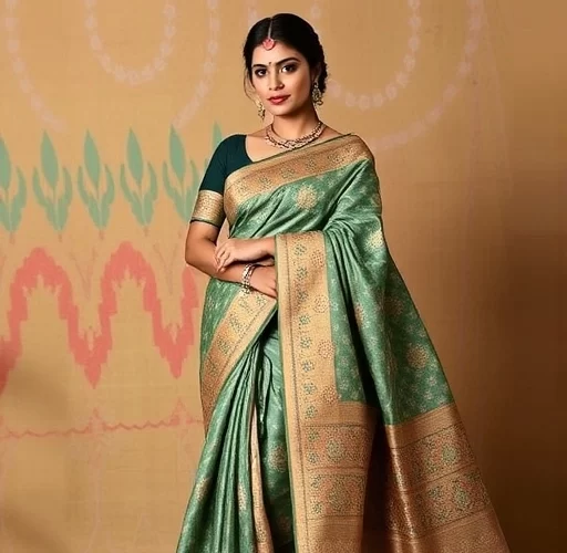 Jamdani Saree for Durga Puja