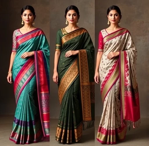 TrendAndBend Jamdani Saree Banner