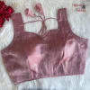 Dual-tone Jimmy Choo Shining Full Stitched Onion Pink Party Blouse